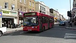 East London Dennis Dart SLF with ALX200 bodywork with double doors (doors in the middle) in London