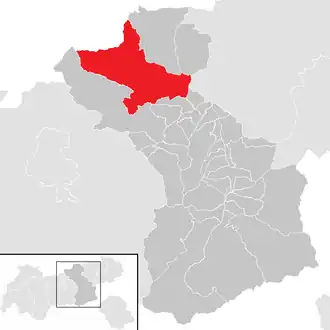 Location in the district