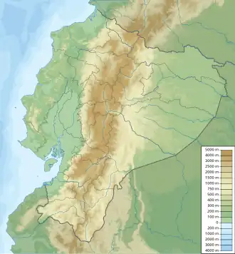 2016 Ecuador earthquake is located in Ecuador