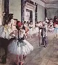 Edgar Degas, The Ballet Lesson, (1875)
