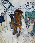 Galloping Horse. 1910–12. 148&nbsp;×&nbsp;120&nbsp;cm. Munch Museum, Oslo