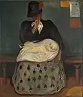 Inheritance. 1897–99. 141&nbsp;×&nbsp;120&nbsp;cm. Munch Museum, Oslo