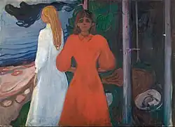 Red and White. 1899–1900. 93&nbsp;×&nbsp;129&nbsp;cm. Munch Museum, Oslo