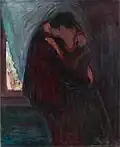 The Kiss. 1897. 99&nbsp;×&nbsp;81&nbsp;cm. Munch Museum, Oslo
