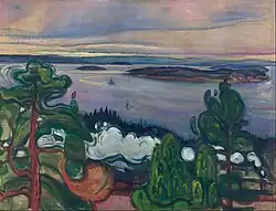 Train Smoke. 1900. 84&nbsp;×&nbsp;109&nbsp;cm. Munch Museum, Oslo