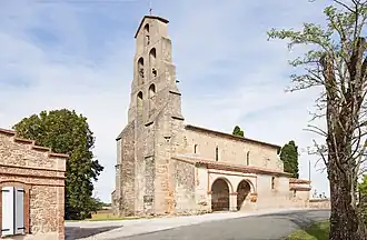The church in Montcabrier