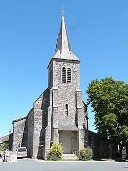 The church of Saint-Eusebe in Campagnac