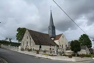The church of Saint-Laurent in Festigny