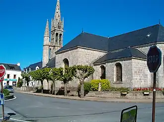 The church of Saint-Pierre, in Riec-sur-Belon