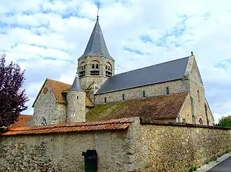 The church of Saint-Alpin in Villevenard
