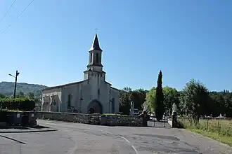The church of Notre-Dame in Noailhac