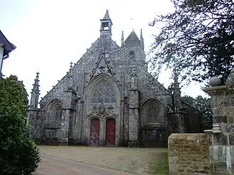 The Church of Saint-Pierre-et-Saint-Paul, in Langonnet