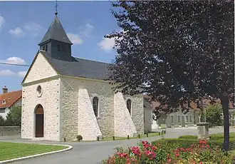 The church in Saint-Aignan-des-Noyers