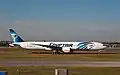 EgyptAir plane with the current paint job in 2011.