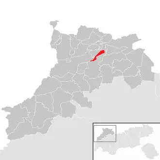 Location in the district