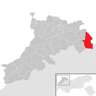 Location in the district