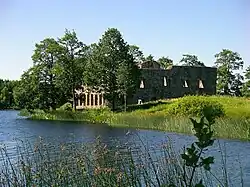 Eksjöhovgård Castle Ruins in the outer part of Sävsjö