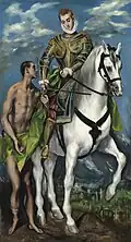 El Greco, St Martin and the Beggar