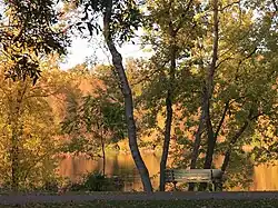 The Mississippi River at Ellison Park in Monticello