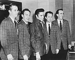 The Jordanaires with Elvis, 1957