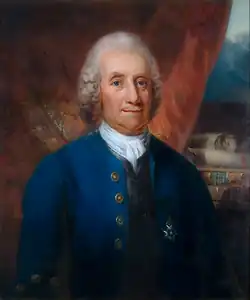 Portrait of Swedenborg by Carl Frederik von Breda.