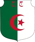 Coat of arms of the Republic of Algeria (1962-1971)