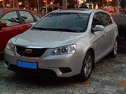 An Emgrand EC7 hatchback