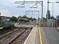 Ordnance Road level crossing in closed position