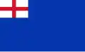 English Blue Ensign as it appeared in the seventeenth century