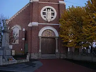 The church of Saint-Martin in Ennetières-en-Weppes