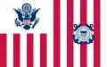 Ensign used by the U.S. Coast Guard today, used since the 1950s.