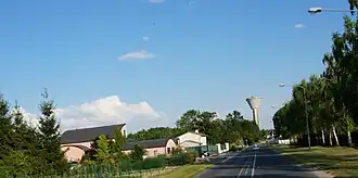 The road into Recy