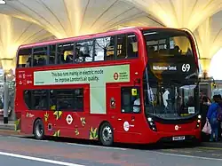 Tower Transit Alexander Dennis Enviro400 Virtual Electric in December 2015