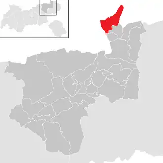 Location in the district