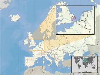 Location of Sealand