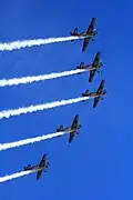 Hawks High Aerobatics Squad Halcones.
