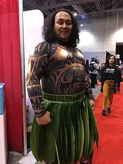 How Maui looks like in the movie costume.