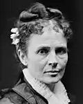 Portrait photograph of Lucretia Garfield