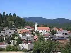 Center of Altglashütten in August 2015