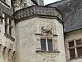 Roof dormer and staircase detail.