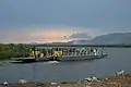 Ferry crossing the Nile River in Uganda