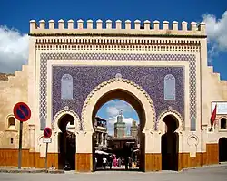 Bab Bou Jeloud, "The Blue Gate" of Fez.