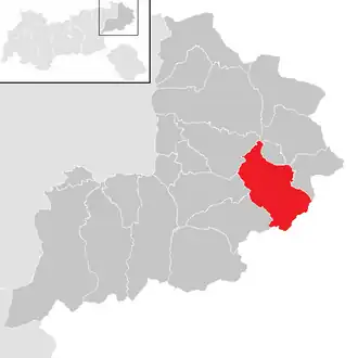 Location in the district