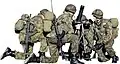 Finnish mortar squad with 81 KRH 71 Y.