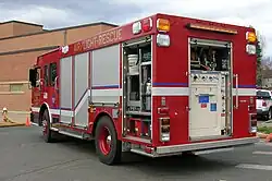 A fire engine in Loveland Colorado 2006