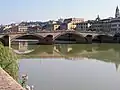 The city of Florence was built beside the Arno River.