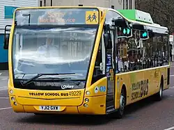 First Manchester Optare Versa Hybrid in  2013 (after improvements)