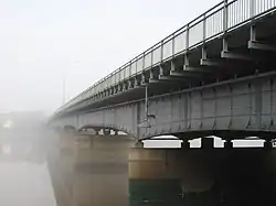 Fitzroy Bridge in fog