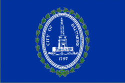 Baltimore (unofficial flag from 1899 to 1915)