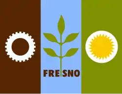 Flag of Fresno, California